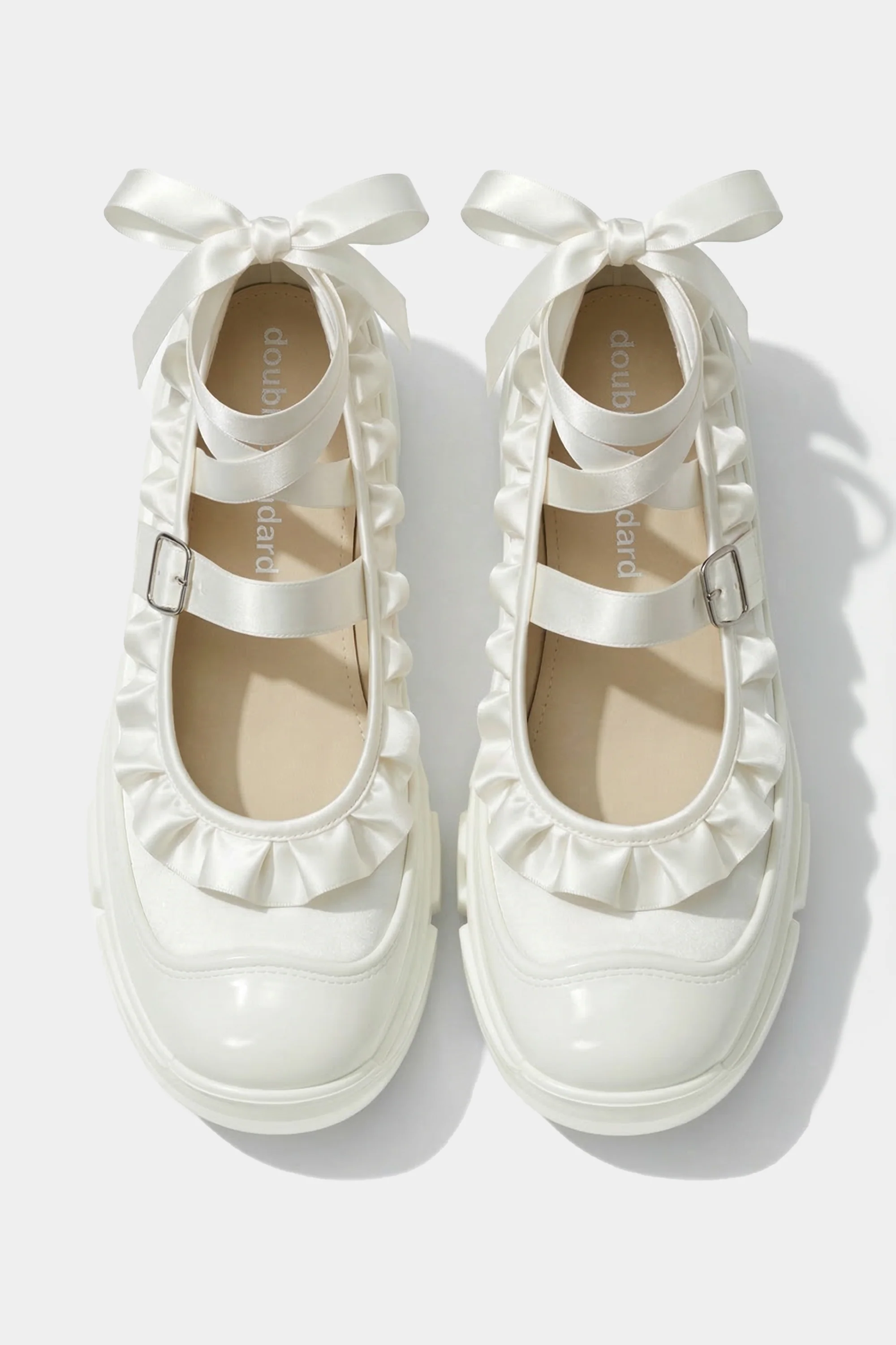 Marie Jane Ballet Sneakers - Ivory - Image 3