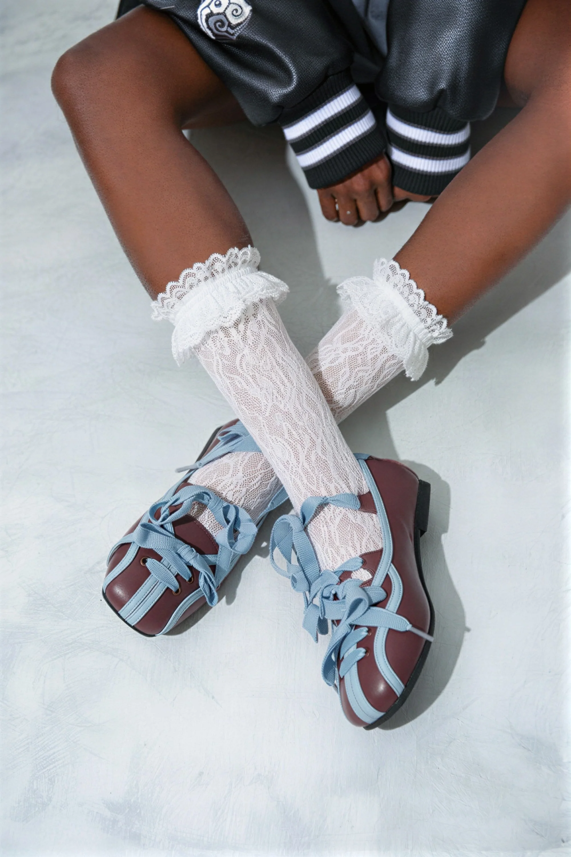 Play Ball Flats - Plum - Image 3