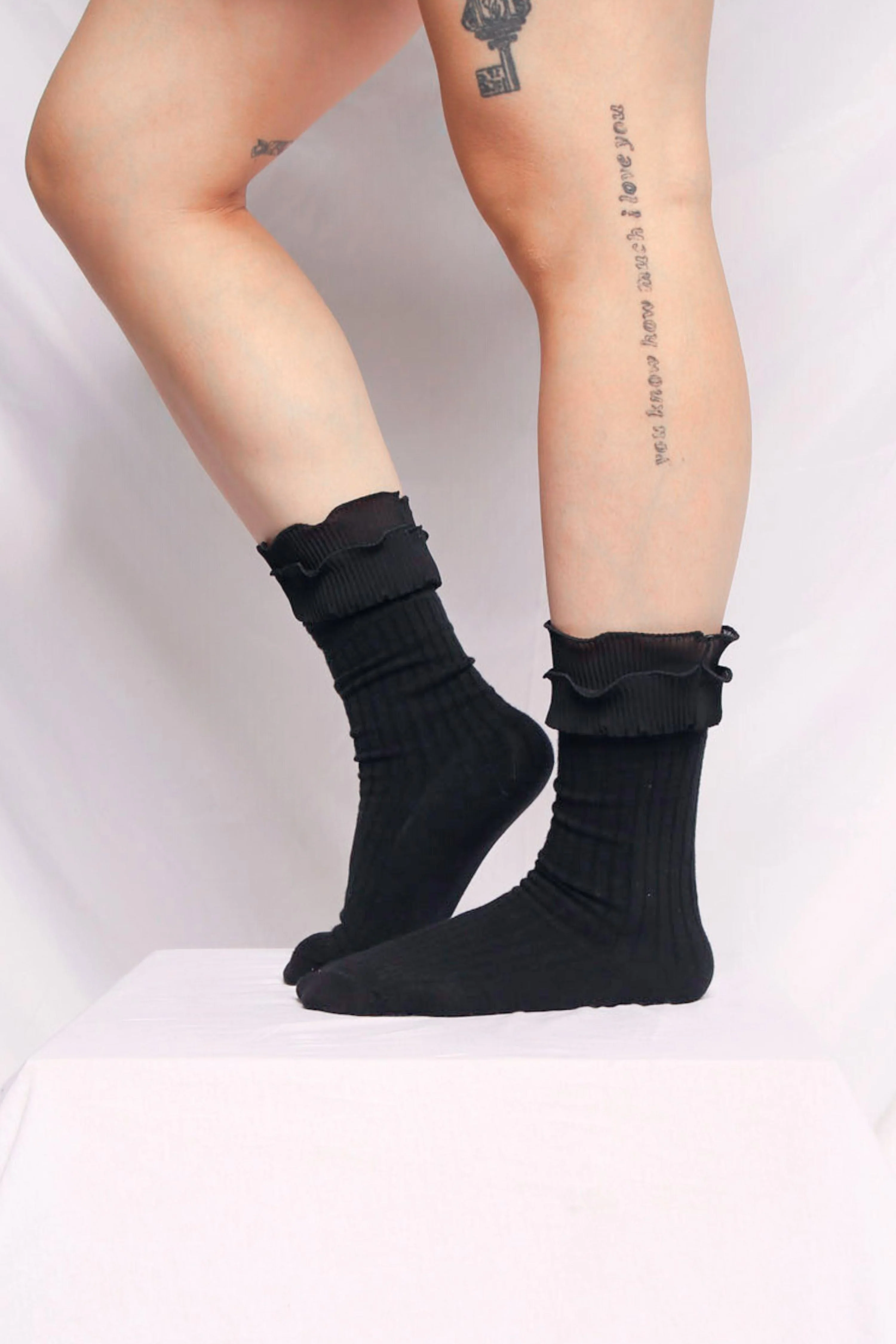 Tulip Socks - Black - Image 3
