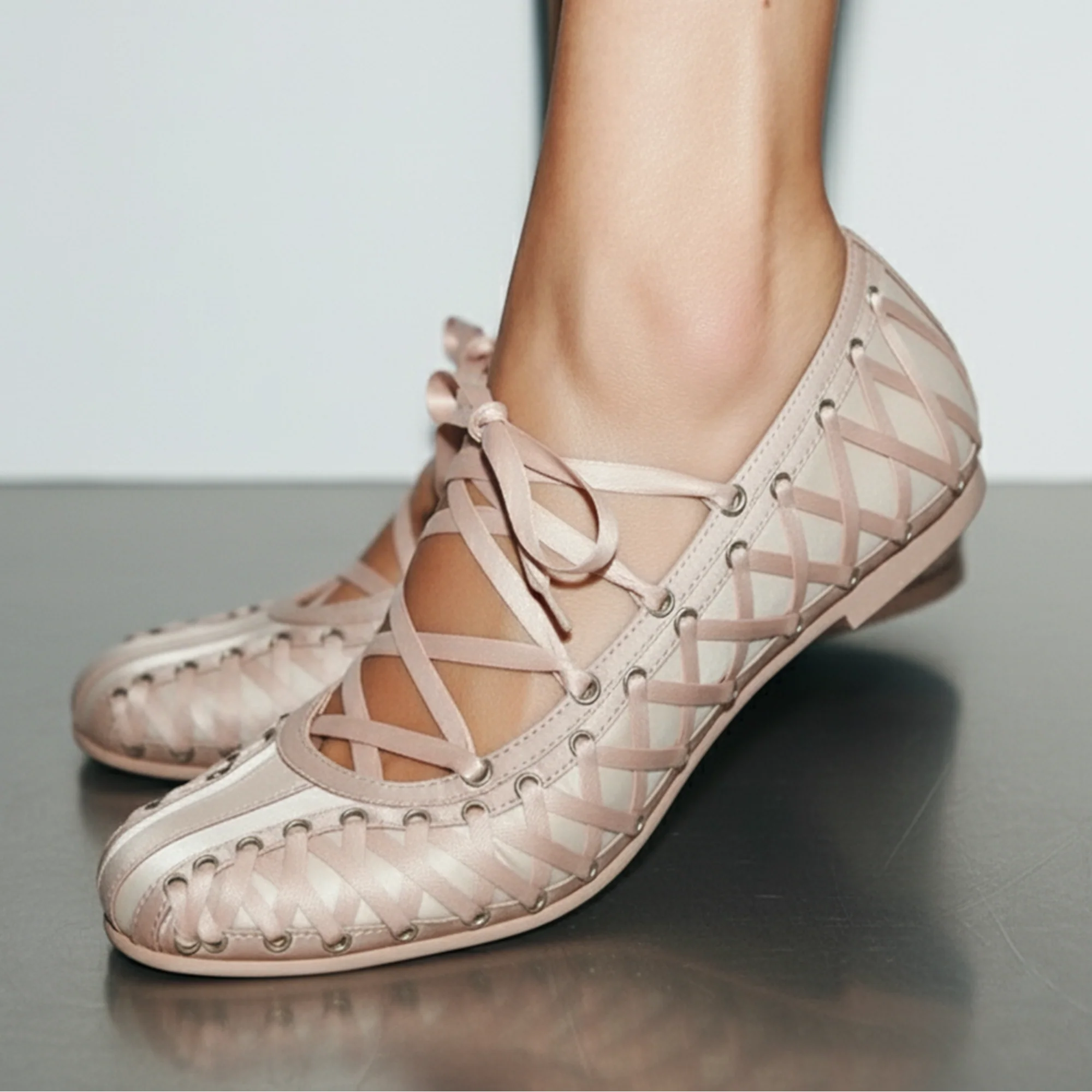 Ultra Lace Flats - Pink - Image 4